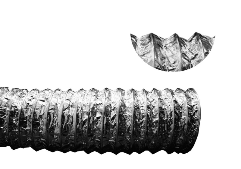 Воздуховод гибкий AIRS ALU2.0 d458×10 м неизолированный