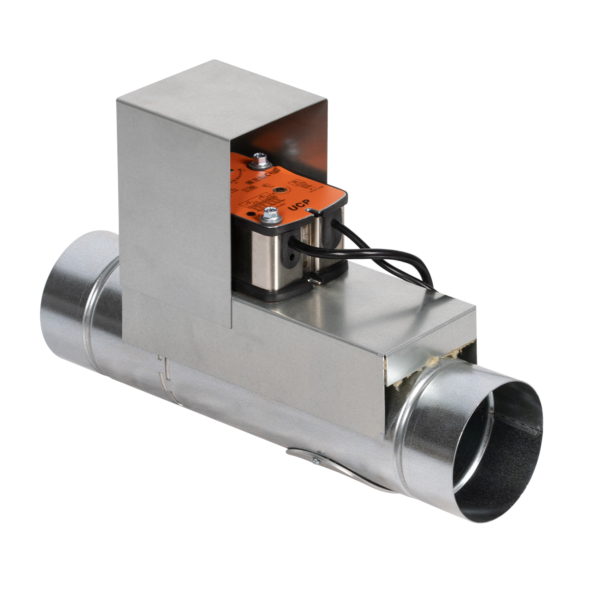 Клапан противопожарный SHUFT SHFDO-90-O-d630-EM24-0-0-0-0, Ø630 мм, EI 90