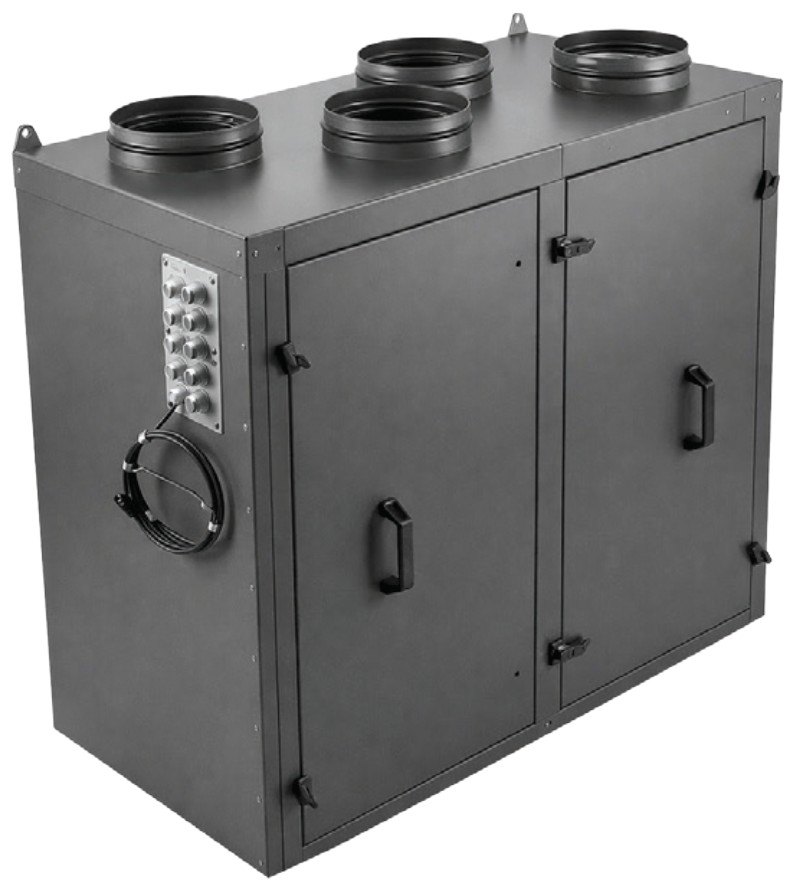 Приточно-вытяжная установка с роторным рекуператором RWN-RR-2500(50c)-ЕС-НЕ4,5-Classic(N)