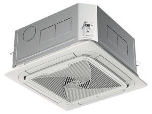 Четырёхпоточный кассетный внутренний блок MRV Haier AB072MCERL с панелью PB-620QB(H)