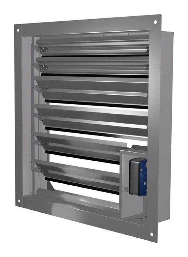 Клапан дымоудаления ДМУ-МС 550×450 многостворчатый Клапан дымоудаления ДМУ-МС 550×450 многостворчатый